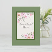 Vrijgezellenfeest Pastel Petals Kaart (Staand voorkant)