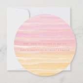 VRIJGEZELLENFEEST | Pastel Waterverf Seashells Kaart (Achterkant)