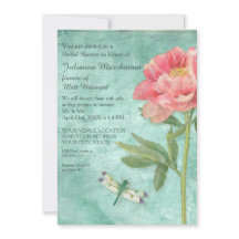 Vrijgezellenfeest  Peony Flowers in Dragonfly