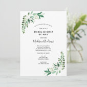 Vrijgezellenfeest per Mail Greenery uitnodiging (Staand voorkant)