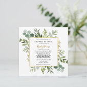 Vrijgezellenfeest per post kaart (Staand voorkant)