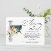 Vrijgezellenfeest per post Uitnodiging Blush Pink (Staand voorkant)