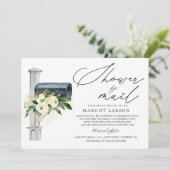 Vrijgezellenfeest per post uitnodiging groen & gou (Staand voorkant)