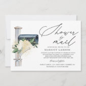 Vrijgezellenfeest per post uitnodiging groen & gou (Voorkant)