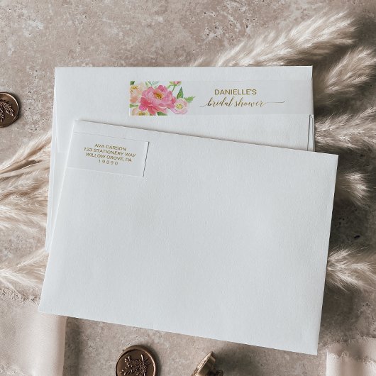 Vrijgezellenfeest Perzik en Roze Pony Flowers