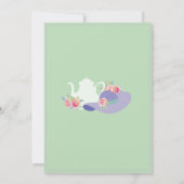 vrijgezellenfeest Pet Bachelorette Tea Party nodig Kaart (Achterkant)