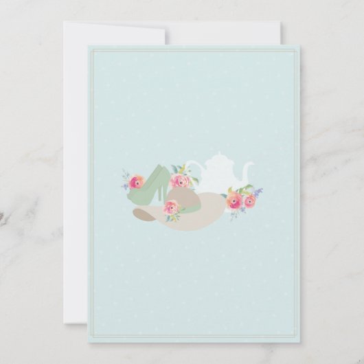 vrijgezellenfeest Pet Shoes Bachelorette Party Inv Kaart (Achterkant)