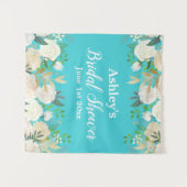 Vrijgezellenfeest Photo Booth Achtergrond Blauw Go Wandkleed (Voorkant (horizontaal))