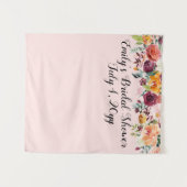 Vrijgezellenfeest Photo Booth Backdrop Waterverf P Wandkleed (Voorkant (horizontaal))