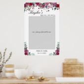 Vrijgezellenfeest Photo Prop | waterverf bloc Poster (Keuken)