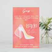 Vrijgezellenfeest Pink Bride wordt een feestspel (Staand voorkant)