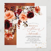 Vrijgezellenfeest PixDezines Autumn Waterverf Flow Kaart (Voorkant / Achterkant)