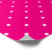 Vrijgezellenfeest Polka Dots Poster (Hoek)
