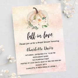 Vrijgezellenfeest pompoen herfst in liefdescrème l kaart