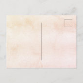 Vrijgezellenfeest pompoen herfst, liefdescrème blu uitnodiging briefkaart (Achterkant)