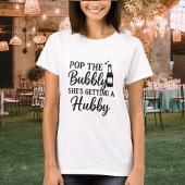 Vrijgezellenfeest pop de bubbel t-shirt