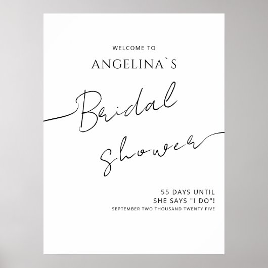 Vrijgezellenfeest Posters in een modern design. (Voorkant)