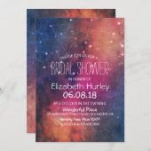 Vrijgezellenfeest prachtige sterren Nebula Constel Kaart (Voorkant / Achterkant)