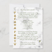 Vrijgezellenfeest. pyjamafeest kaart (Achterkant)