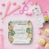 Vrijgezellenfeest. pyjamafeest papieren bordje (Feest)