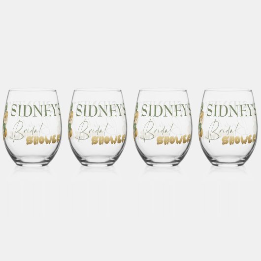 Vrijgezellenfeest. pyjamafeest wijnglas zonder voet (Voorkant)