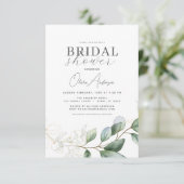 Vrijgezellenfeest QR-code groen Eucalyptus Kaart (Staand voorkant)