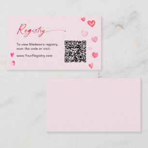 Vrijgezellenfeest QR-coderegistratie van de valent Informatiekaartje