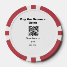 vrijgezellenfeest QR-scan om bruidegom drankje te