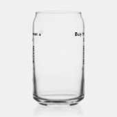 vrijgezellenfeest QR-scan om bruidegom een drankje Blikvorm Glas (Rechts)