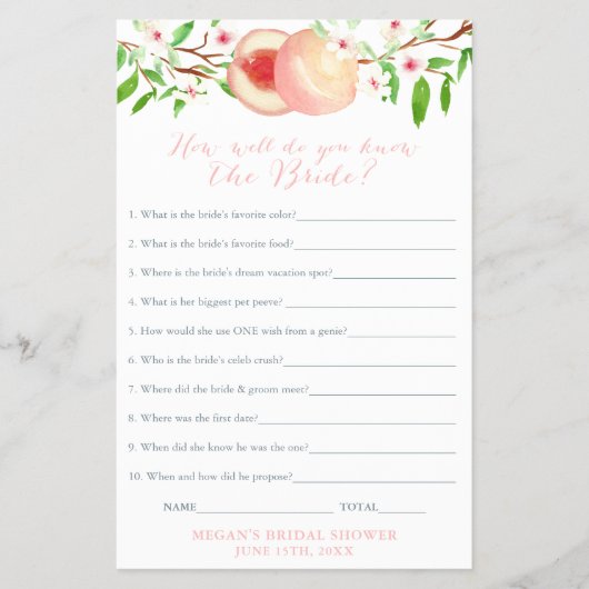 Vrijgezellenfeest Quiz, bewerkbare vragen game Kaa Flyer (Voorkant)