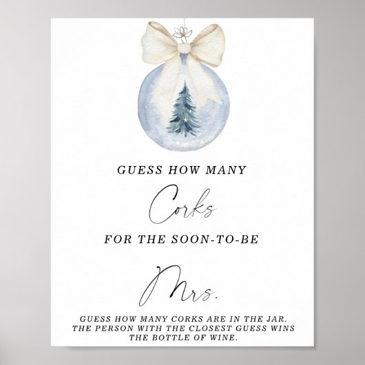 Vrijgezellenfeest raad eens hoeveel kurken Poster (Voorkant)