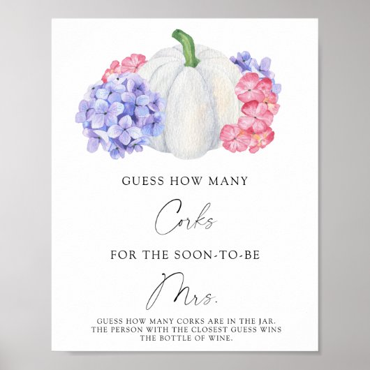 Vrijgezellenfeest raad hoeveel kurken poster (Voorkant)