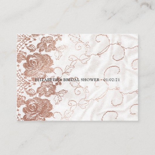 Vrijgezellenfeest Raffle Ticket Informatiekaartje (Achterkant)