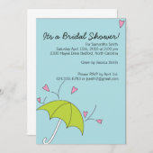 vrijgezellenfeest Raining Love Kaart (Voorkant / Achterkant)