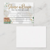 Vrijgezellenfeest, recept, avontuur informatiekaartje (Voorkant / Achterkant)