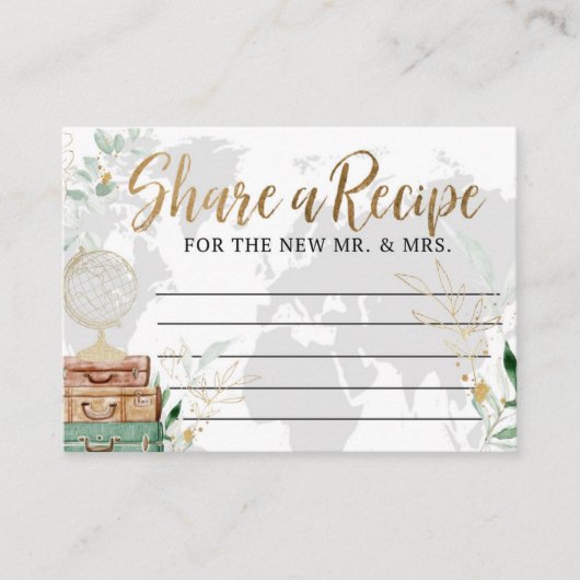 Vrijgezellenfeest, recept, avontuur informatiekaartje (Voorkant)