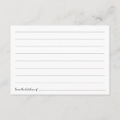 Vrijgezellenfeest Recept Informatiekaartje (Achterkant)