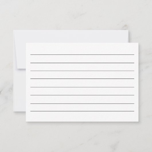 Vrijgezellenfeest Recept Kaart, Boho Floral Boeket Kaart (Achterkant)