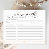 Vrijgezellenfeest Recept Kaart - Een recept voor d