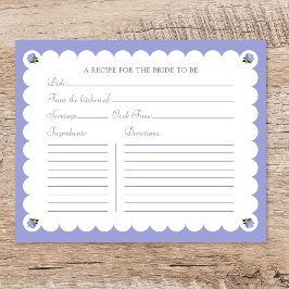 Vrijgezellenfeest Recept Kaart Elegante Hortensia 