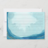 Vrijgezellenfeest Recept Kaart Modern Simple Geode (Achterkant)