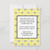 Vrijgezellenfeest Recept Kaart Stippen Bogen Boter (Achterkant)