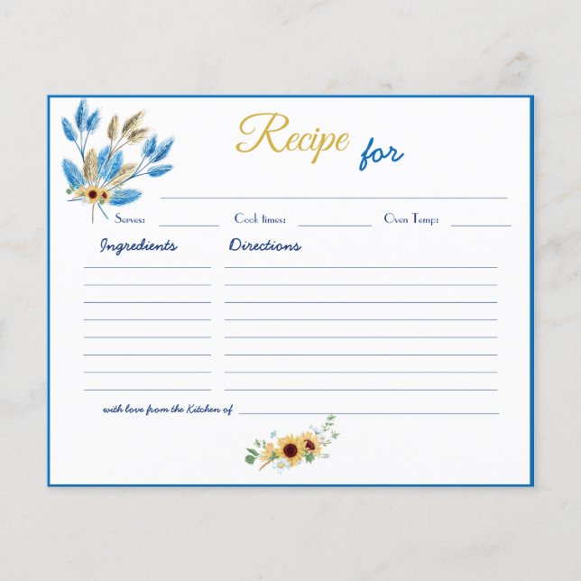 Vrijgezellenfeest Recept voor Liefde Advies Kaarte (Voorkant)