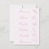 Vrijgezellenfeest Receptie Gastennaam Kaart 6 in 1 (Voorkant)