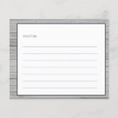 Vrijgezellenfeest receptkaart voor gebrande zonneb (Achterkant)