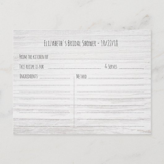 Vrijgezellenfeest Recipe Boho Flowers Feathers Woo Uitnodiging Briefkaart (Achterkant)