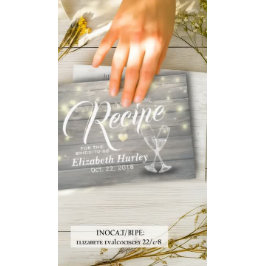 Vrijgezellenfeest Recipe Champagne Glasses Hood Li Briefkaart