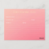 Vrijgezellenfeest Recipe Hydrangea Floral String L Briefkaart (Achterkant)