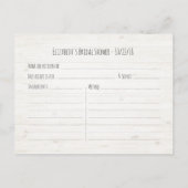 Vrijgezellenfeest Recipe Waterverf Bloem Rustig ho Uitnodiging Briefkaart (Achterkant)