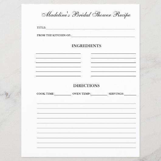 vrijgezellenfeest — Recipsplaat voor Multomappen Flyer (Voorkant)